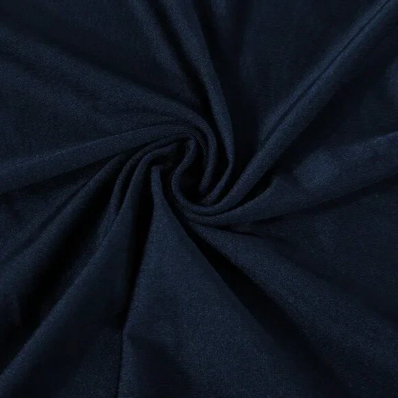 Royal Elegant Women's Oblique Collar Long Sleeve Pleated A-Line Long Dress - Picture 8 of 8